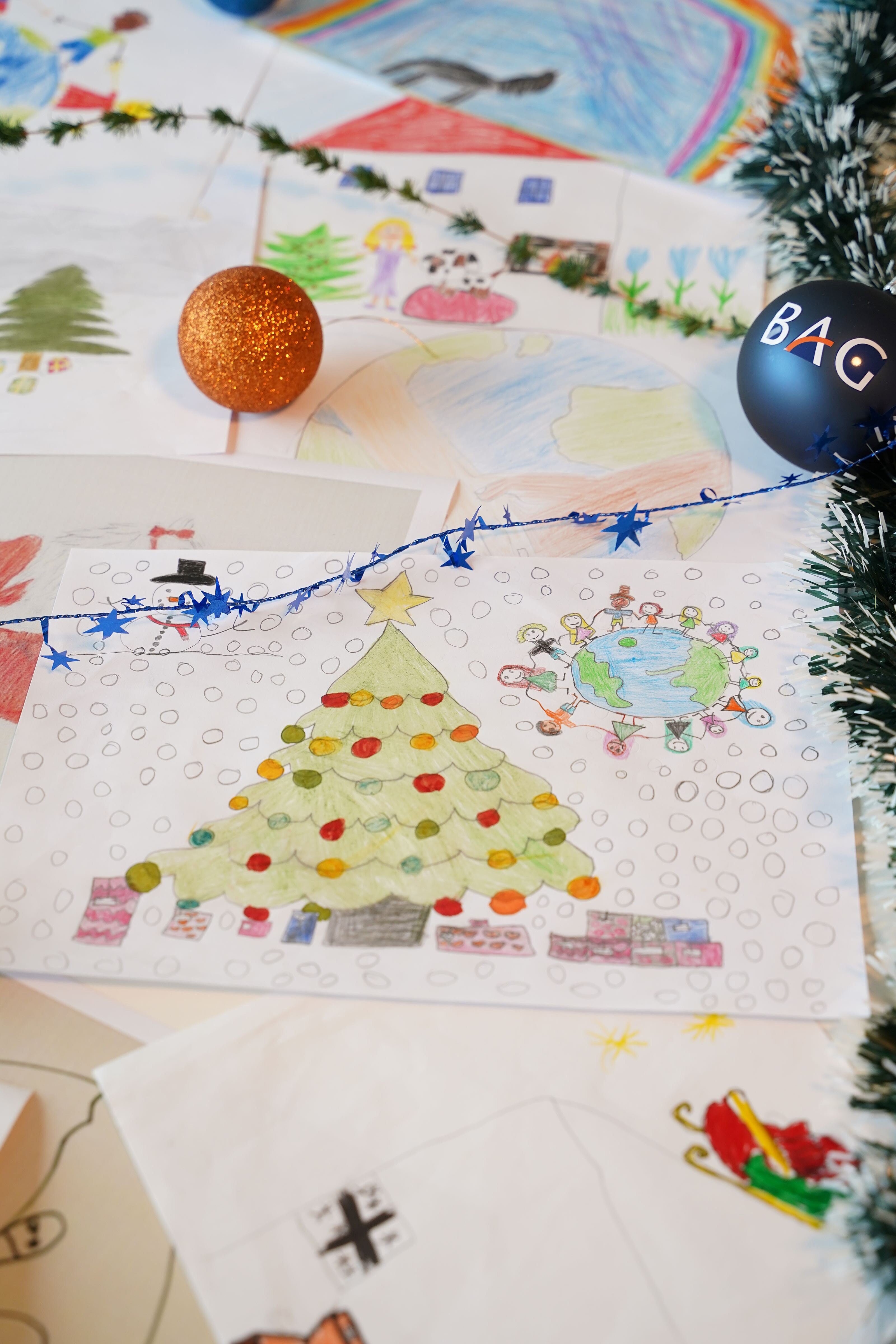 BAG Malwettbewerb 2025: 4. Platz – Unser erster Adventsgruß