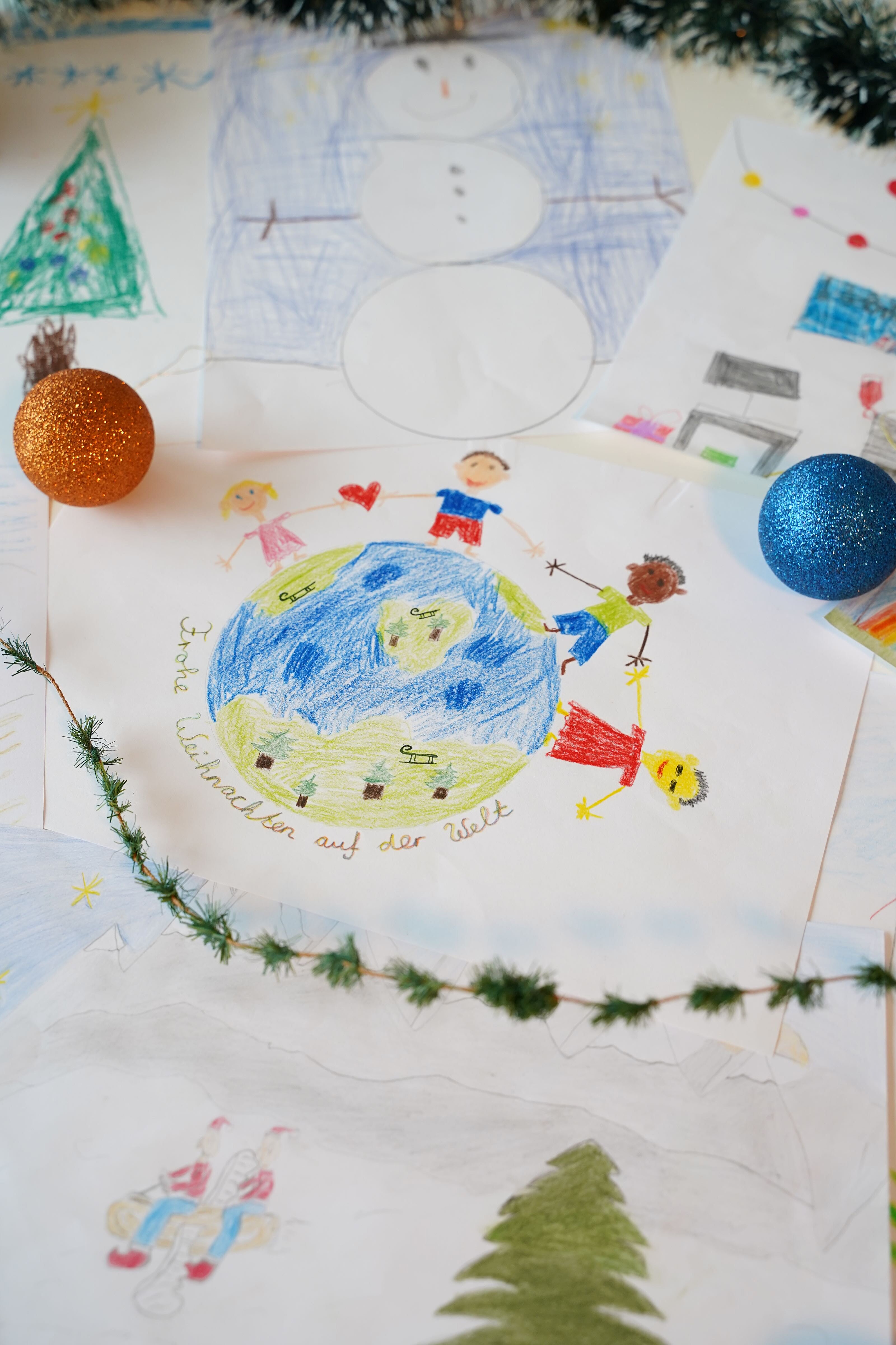 BAG Malwettbewerb 2025: 2. Platz – Unser Gruß zum 3. Advent