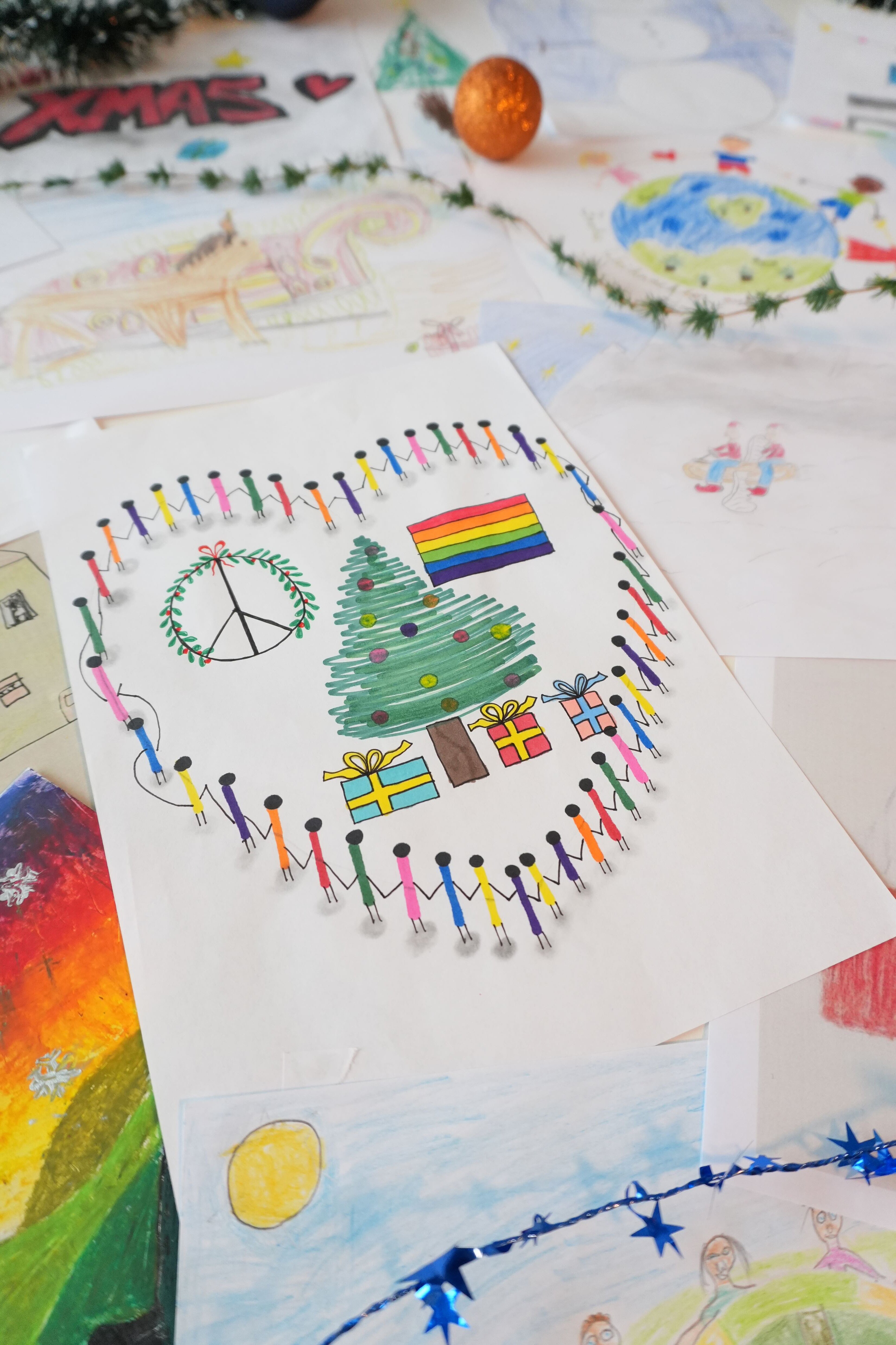 BAG Malwettbewerb 2025: 1. Platz – Unser Gruß zum 4. Advent