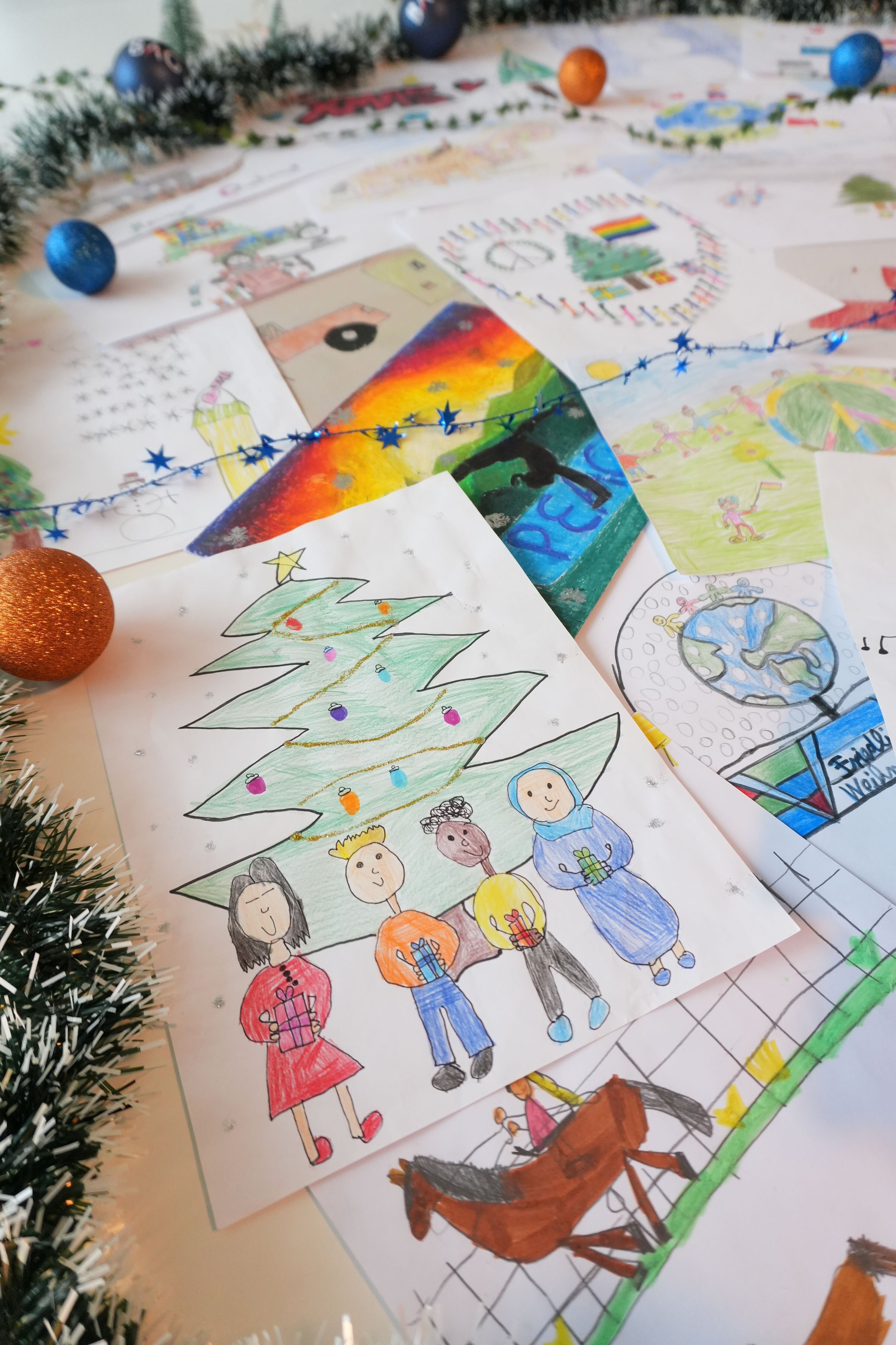 BAG Malwettbewerb 2025: 3. Platz – Unser Gruß zum 2. Advent