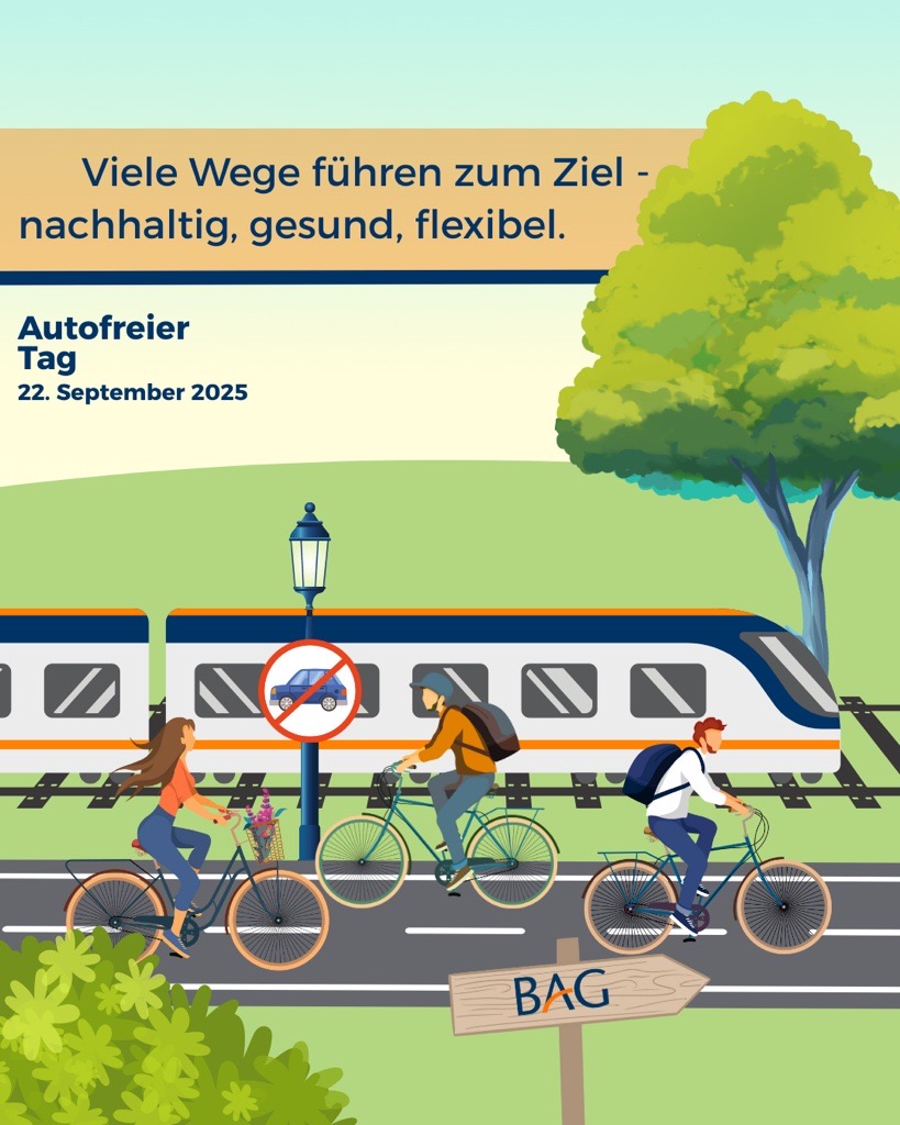 Autofreier Tag: Wie wir bei der BAG Mobilität neu denken