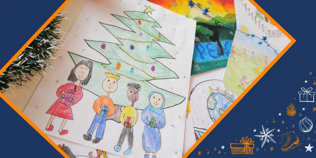 BAG Malwettbewerb 2025: 3. Platz – Unser Gruß zum 2. Advent