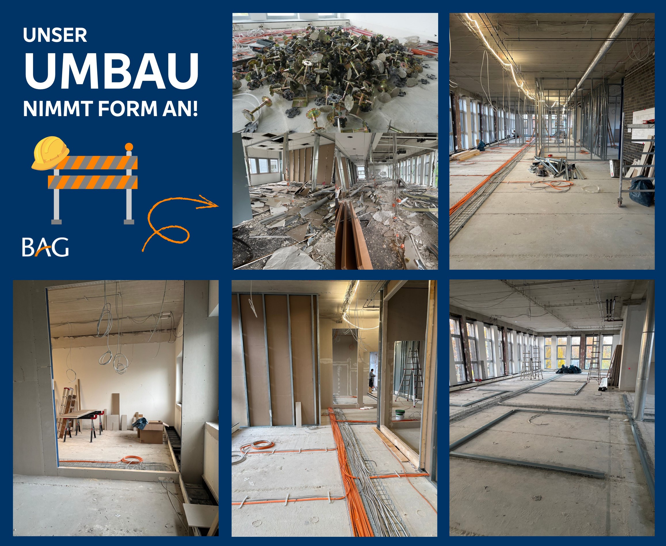 Umbau bei der BAG: Unsere neue Arbeitswelt nimmt weiter Form an