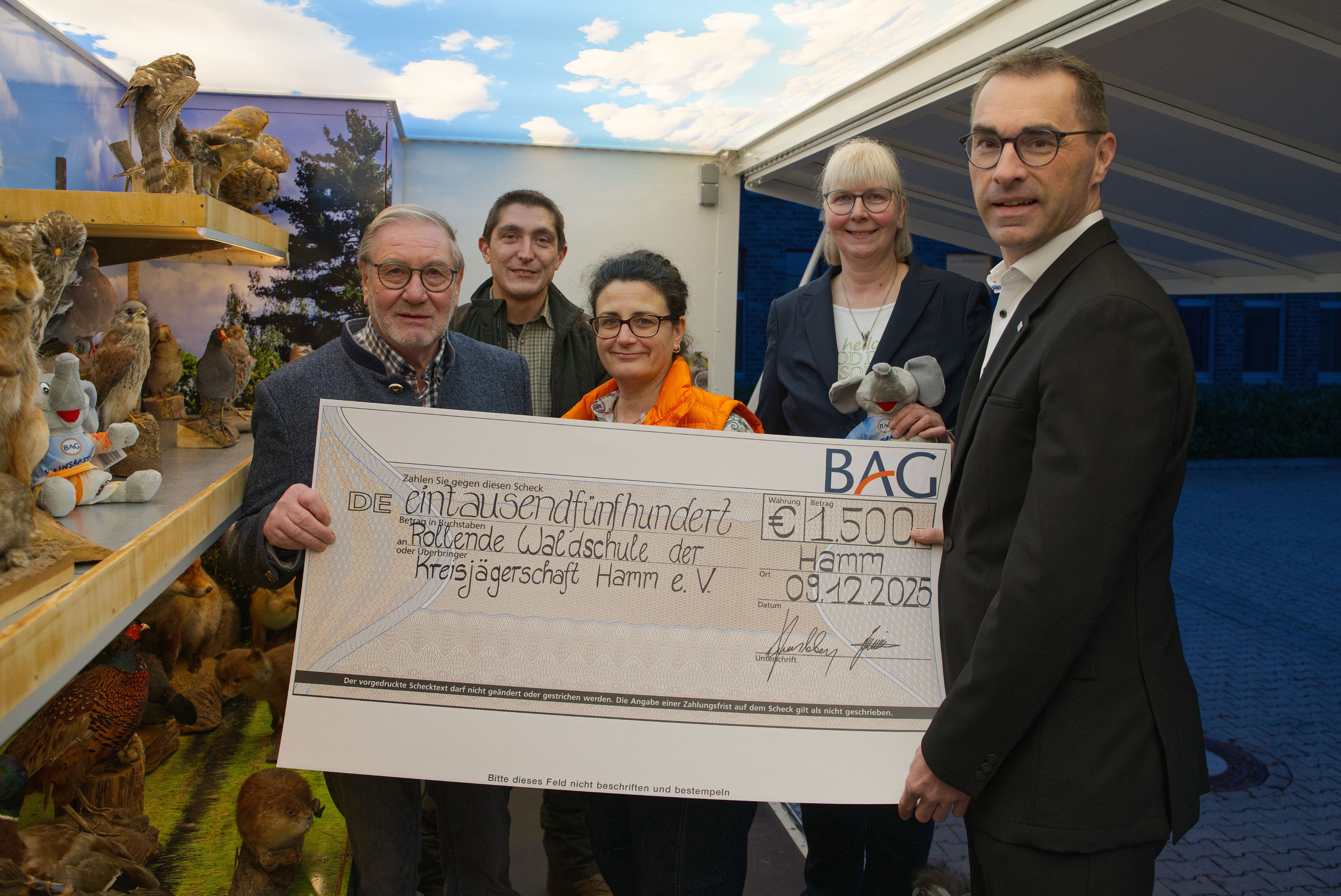 Gemeinsam für Naturerleben: BAG unterstützt die Rollende Waldschule Hamm