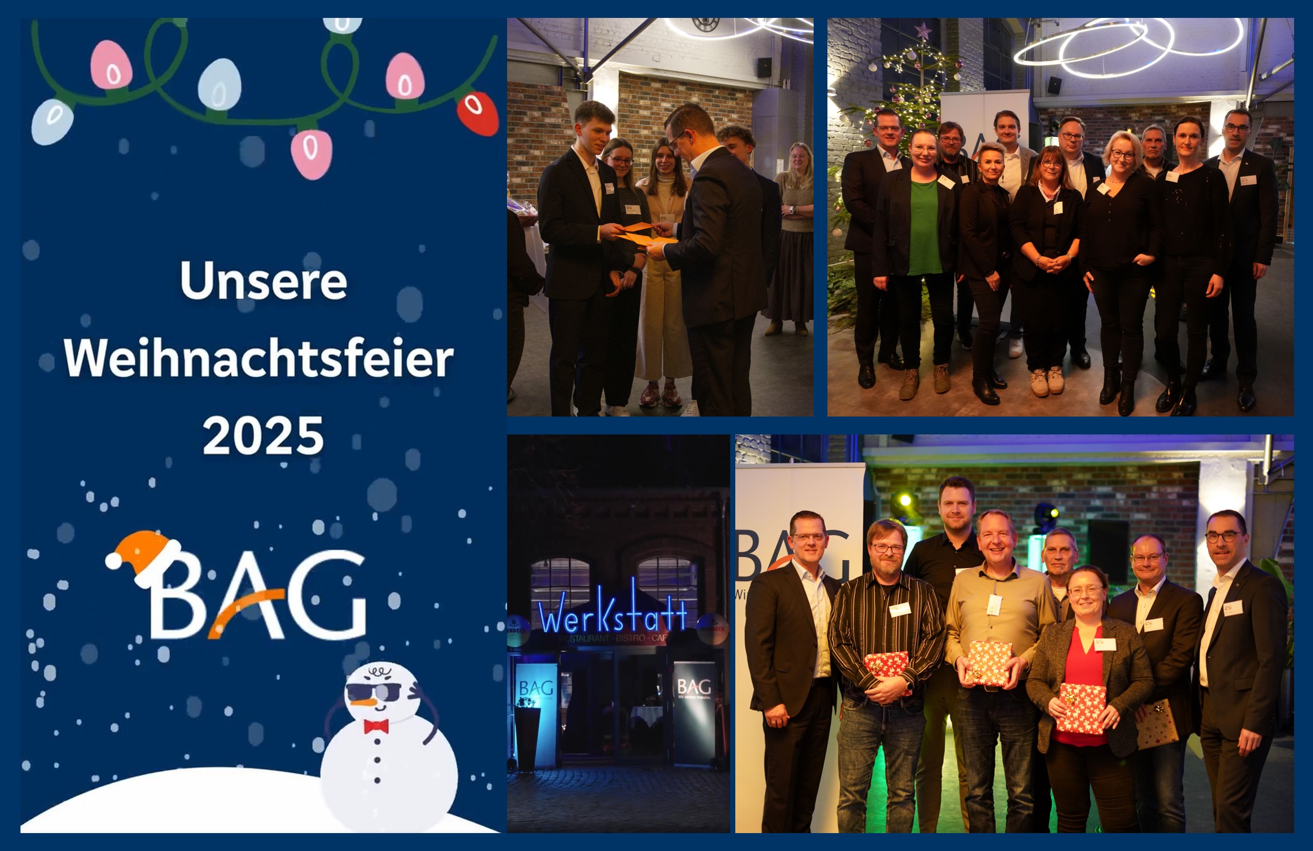 Weihnachtsfeier bei der BAG: Wertschätzung, Ehrenamt und persönlicher Austausch