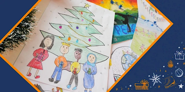 BAG Malwettbewerb 2025: 3. Platz – Unser Gruß zum 2. Advent