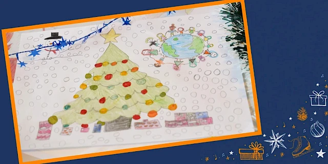 BAG Malwettbewerb 2025: 4. Platz – Unser erster Adventsgruß