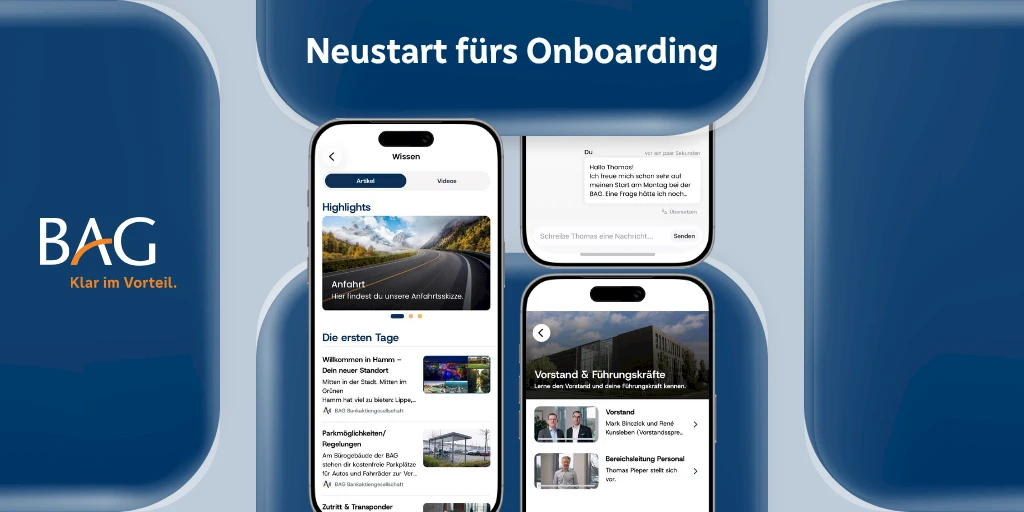 Onboarding bei der BAG: Digital starten – persönlich ankommen