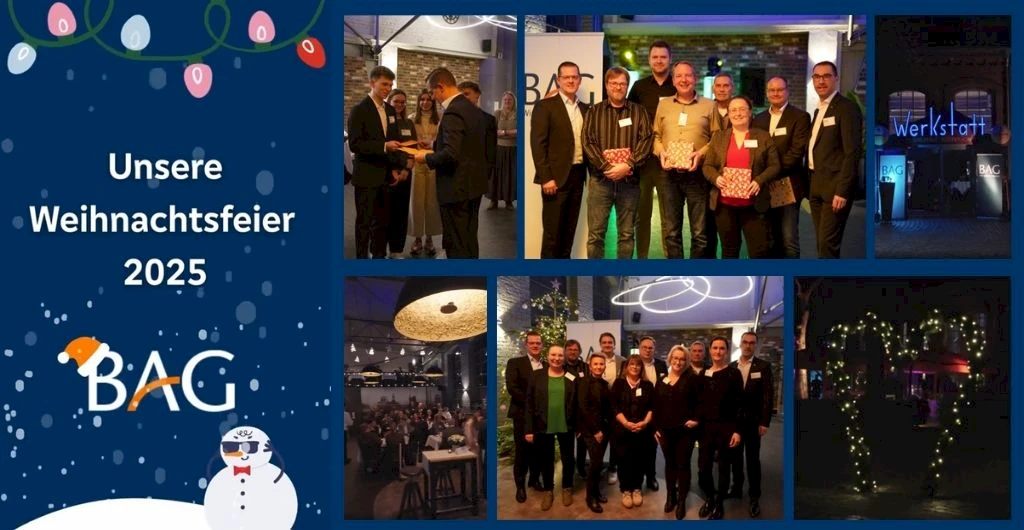 Weihnachtsfeier bei der BAG: Wertschätzung, Ehrenamt und persönlicher Austausch