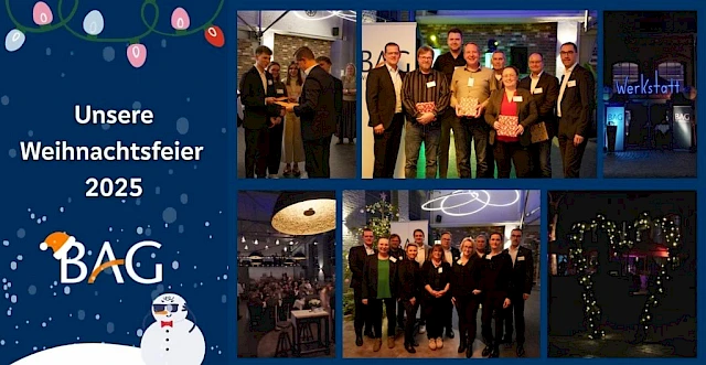 Weihnachtsfeier bei der BAG: Wertschätzung, Ehrenamt und persönlicher Austausch